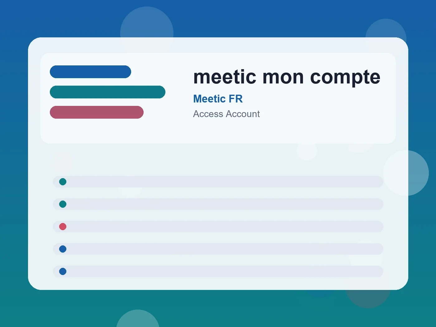 Meetic FR meetic mon compte guide visual