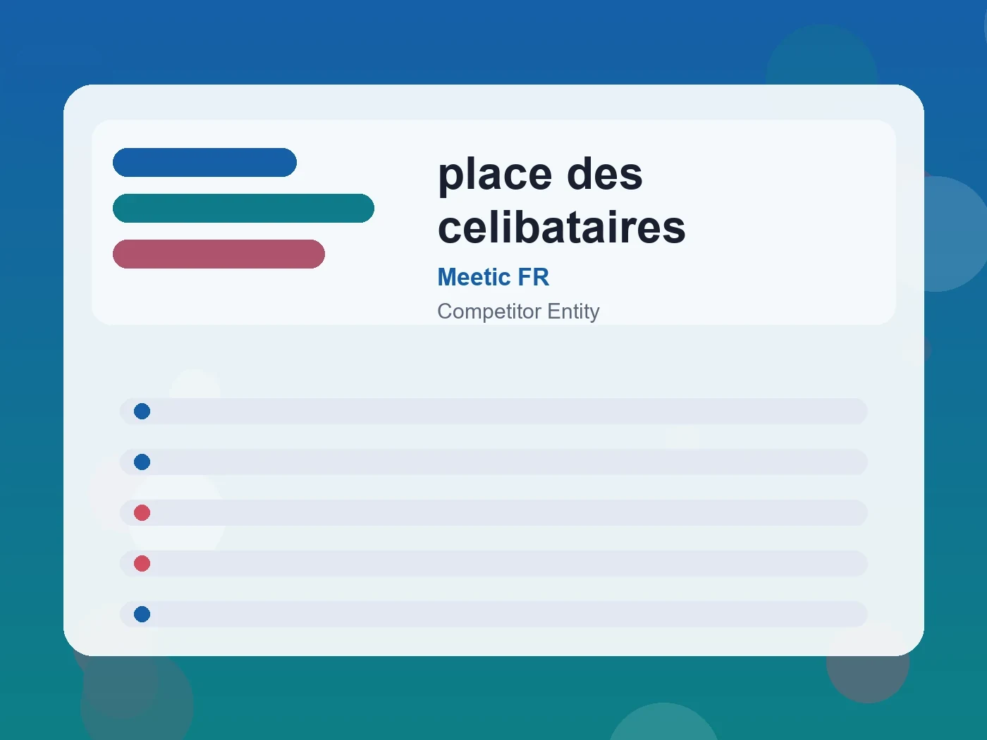 Meetic FR place des celibataires guide visual