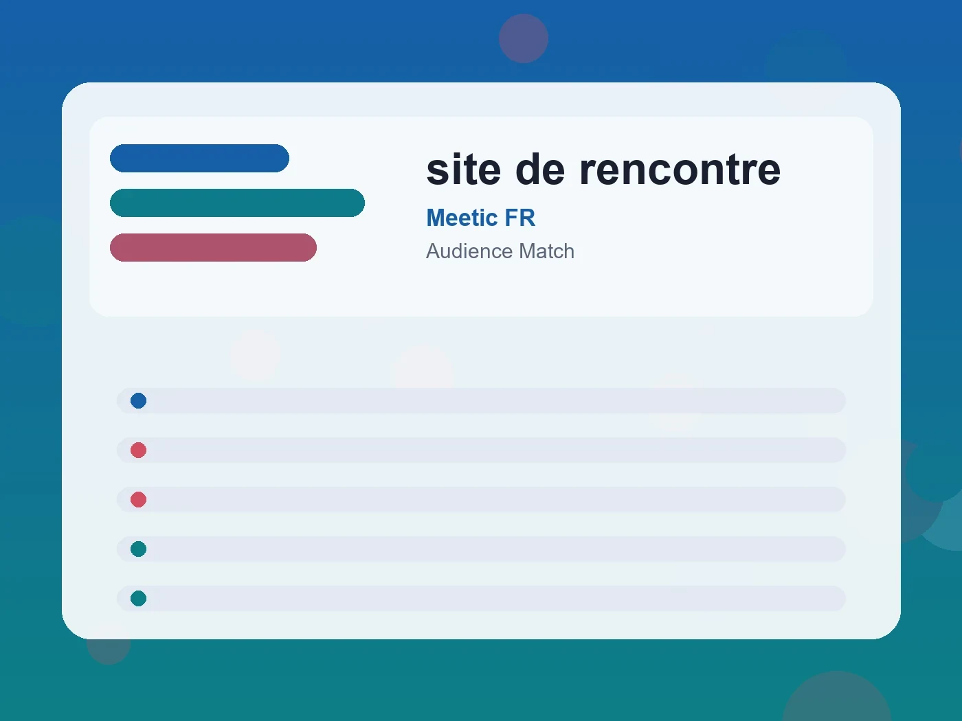Meetic FR site de rencontre guide visual