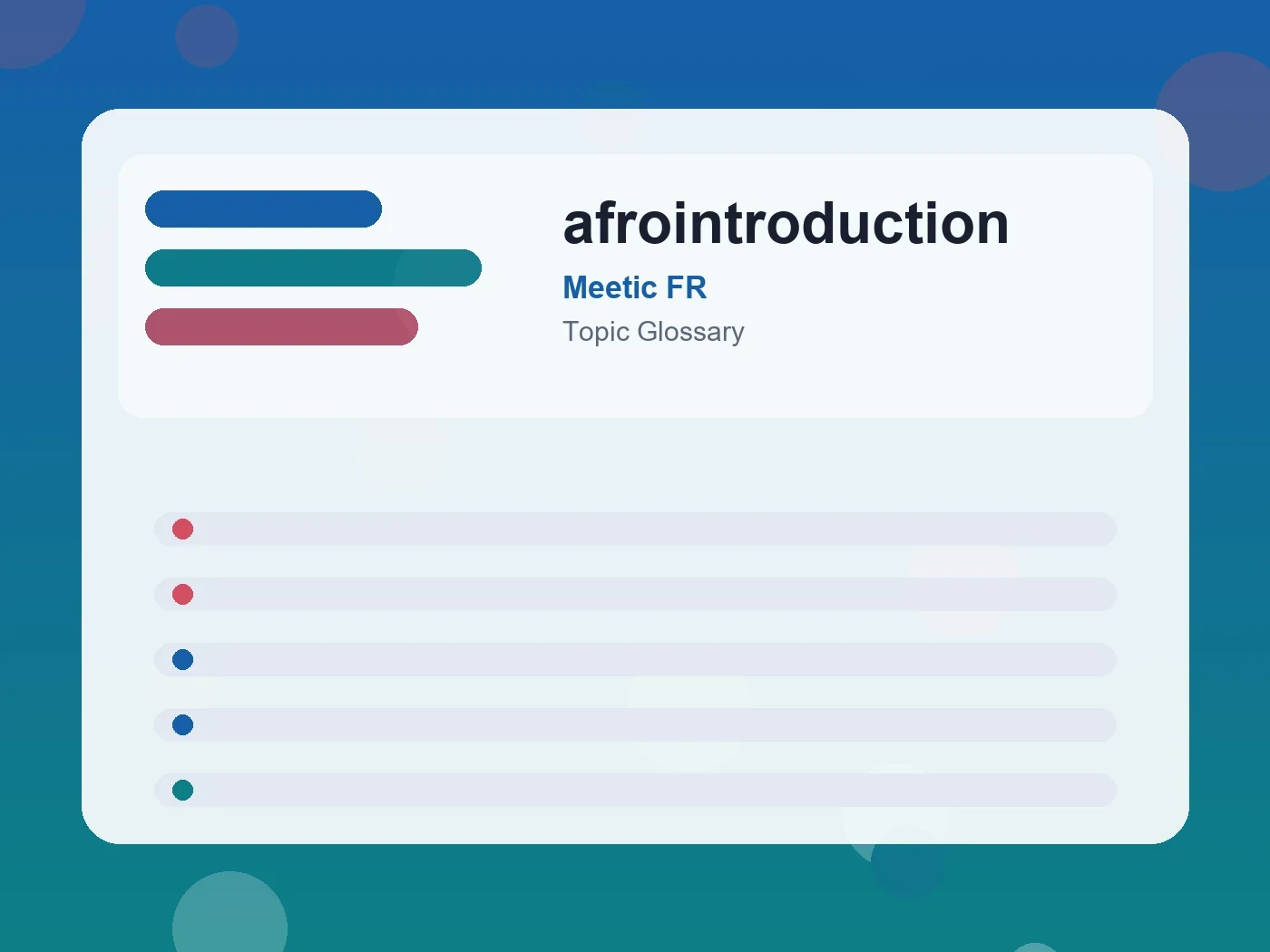 Meetic FR afrointroduction guide visual