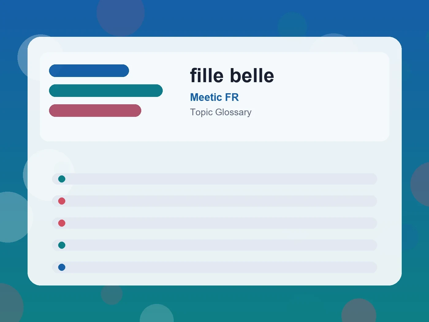Meetic FR fille belle guide visual