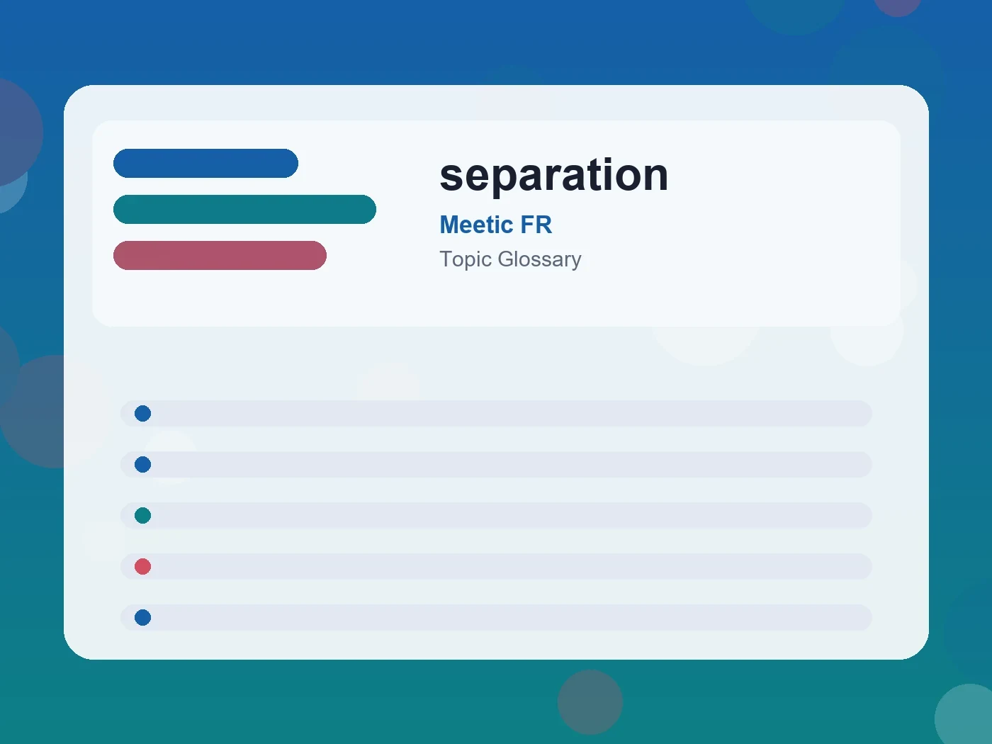 Meetic FR separation guide visual