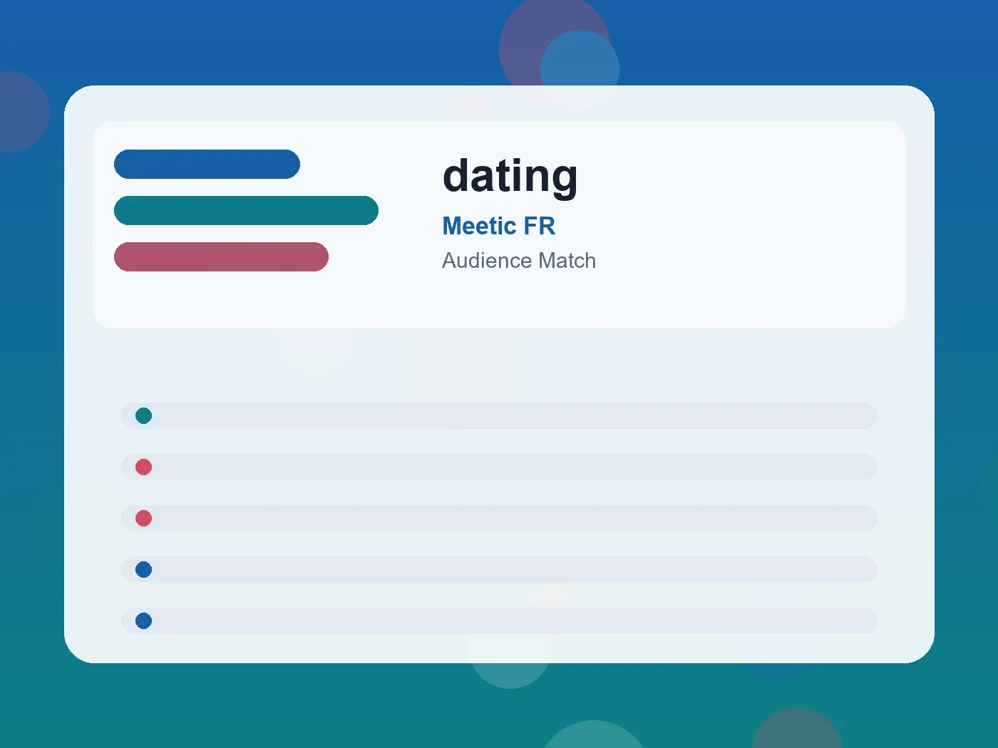 Meetic FR dating guide visual