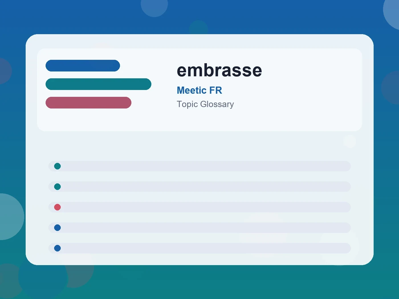 Meetic FR embrasse guide visual