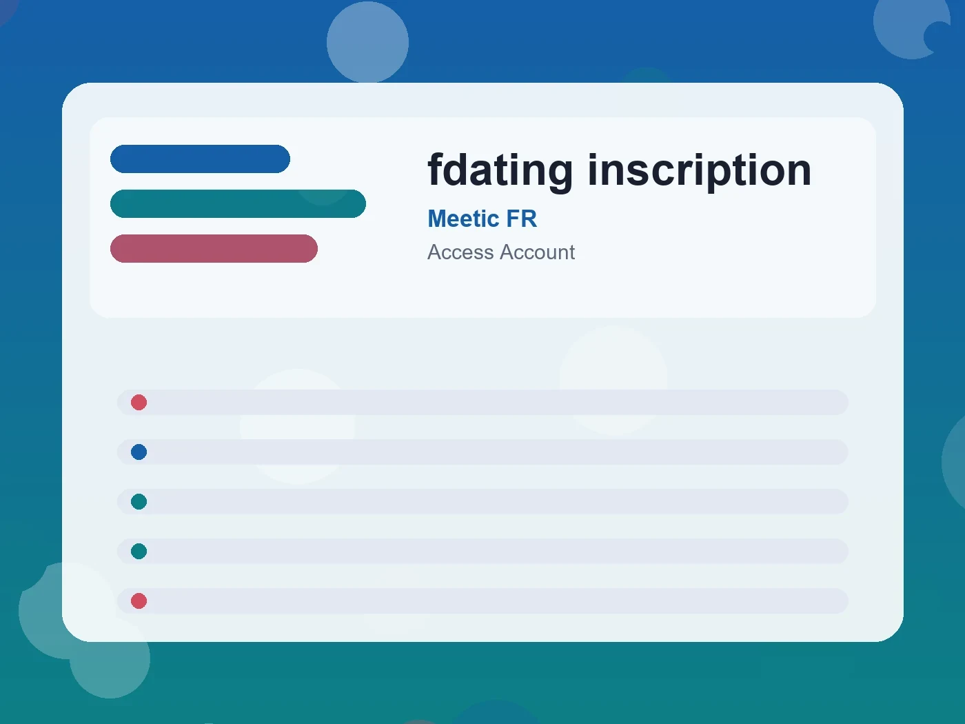 Meetic FR fdating inscription guide visual