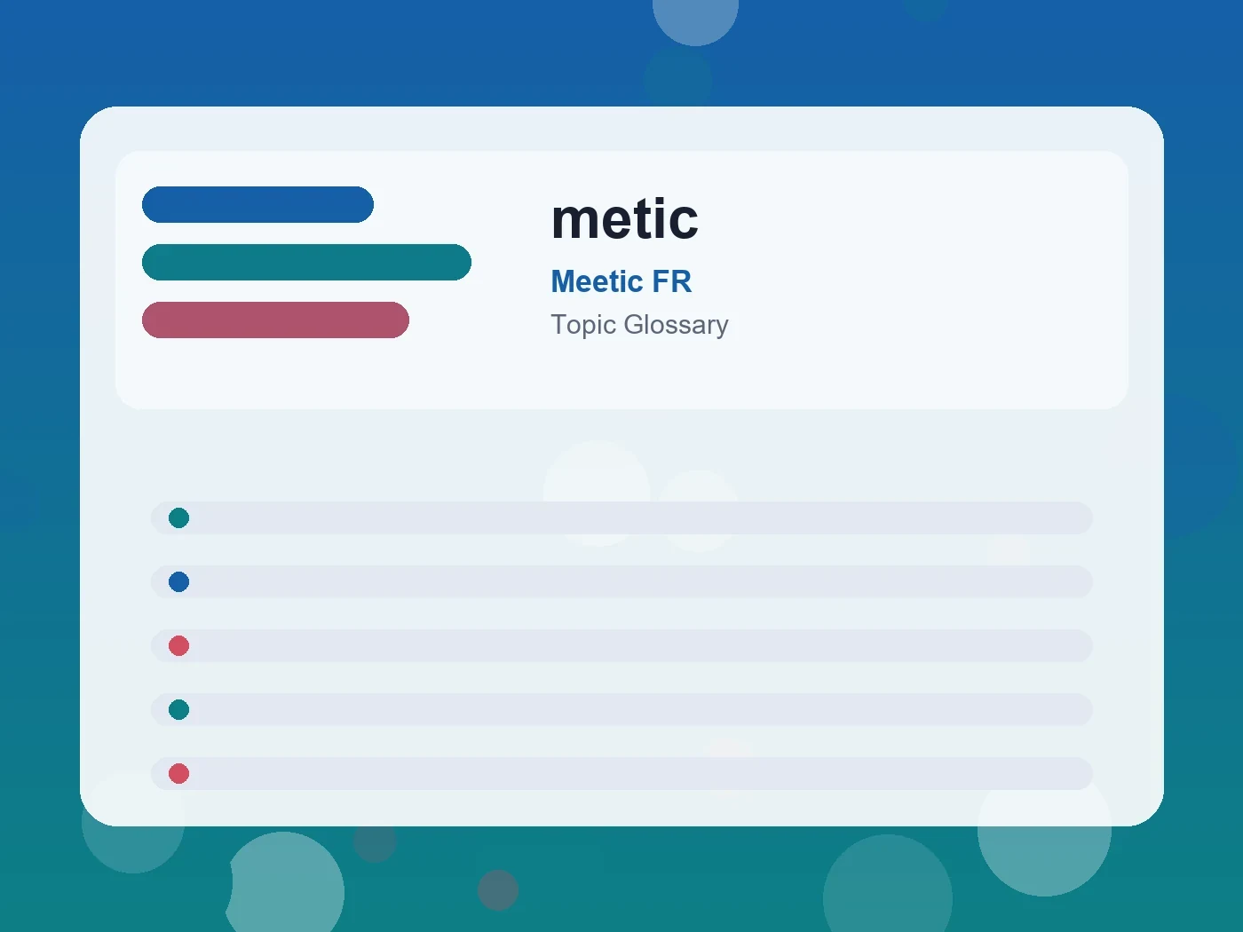 Meetic FR metic guide visual