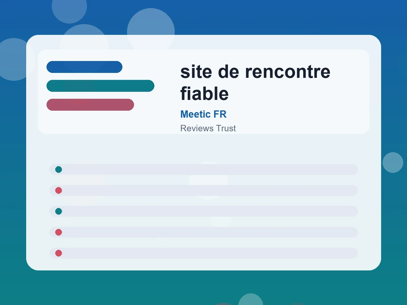 Meetic FR site de rencontre fiable guide visual