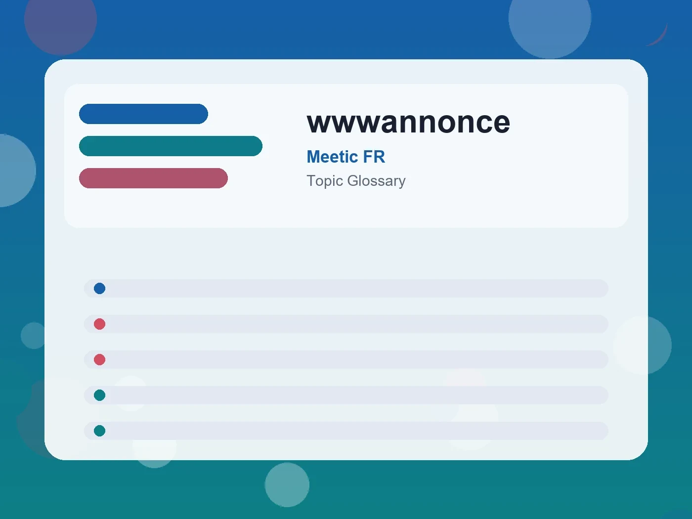 Meetic FR wwwannonce guide visual