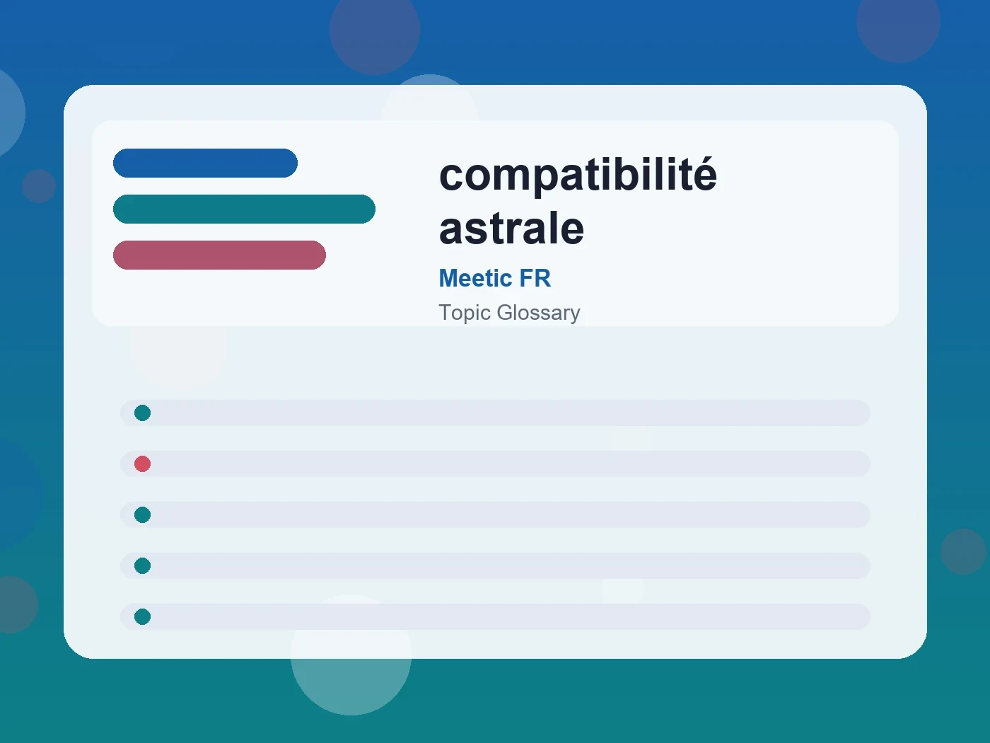 Meetic FR compatibilité astrale guide visual