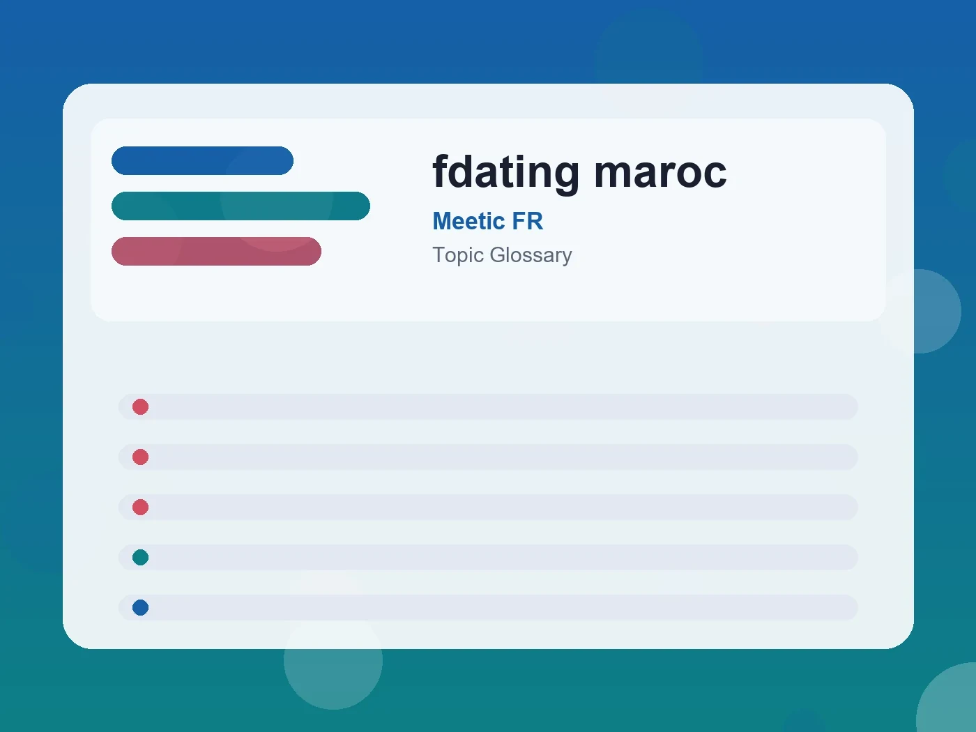 Meetic FR fdating maroc guide visual