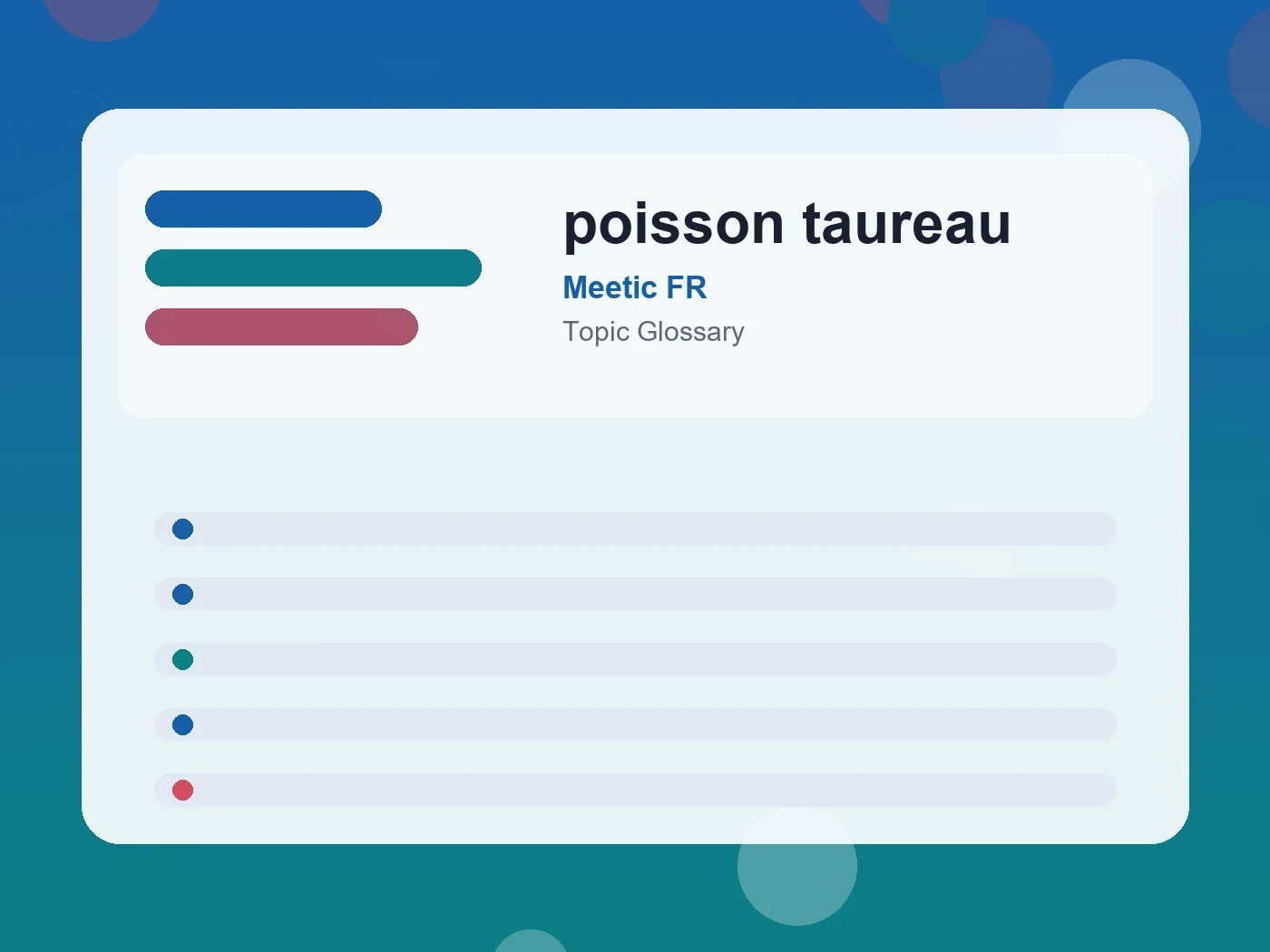 Meetic FR poisson taureau guide visual